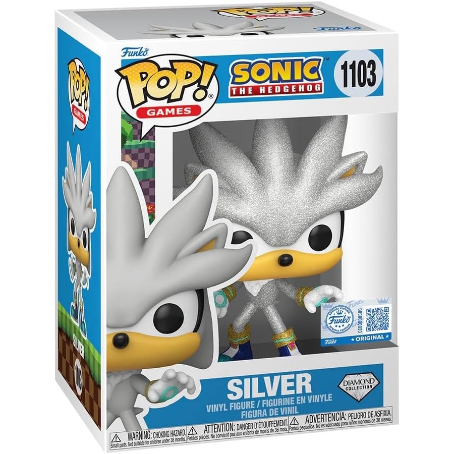 Funko POP ! Sega Sonic the Hedgehog - Silver diamond 1103